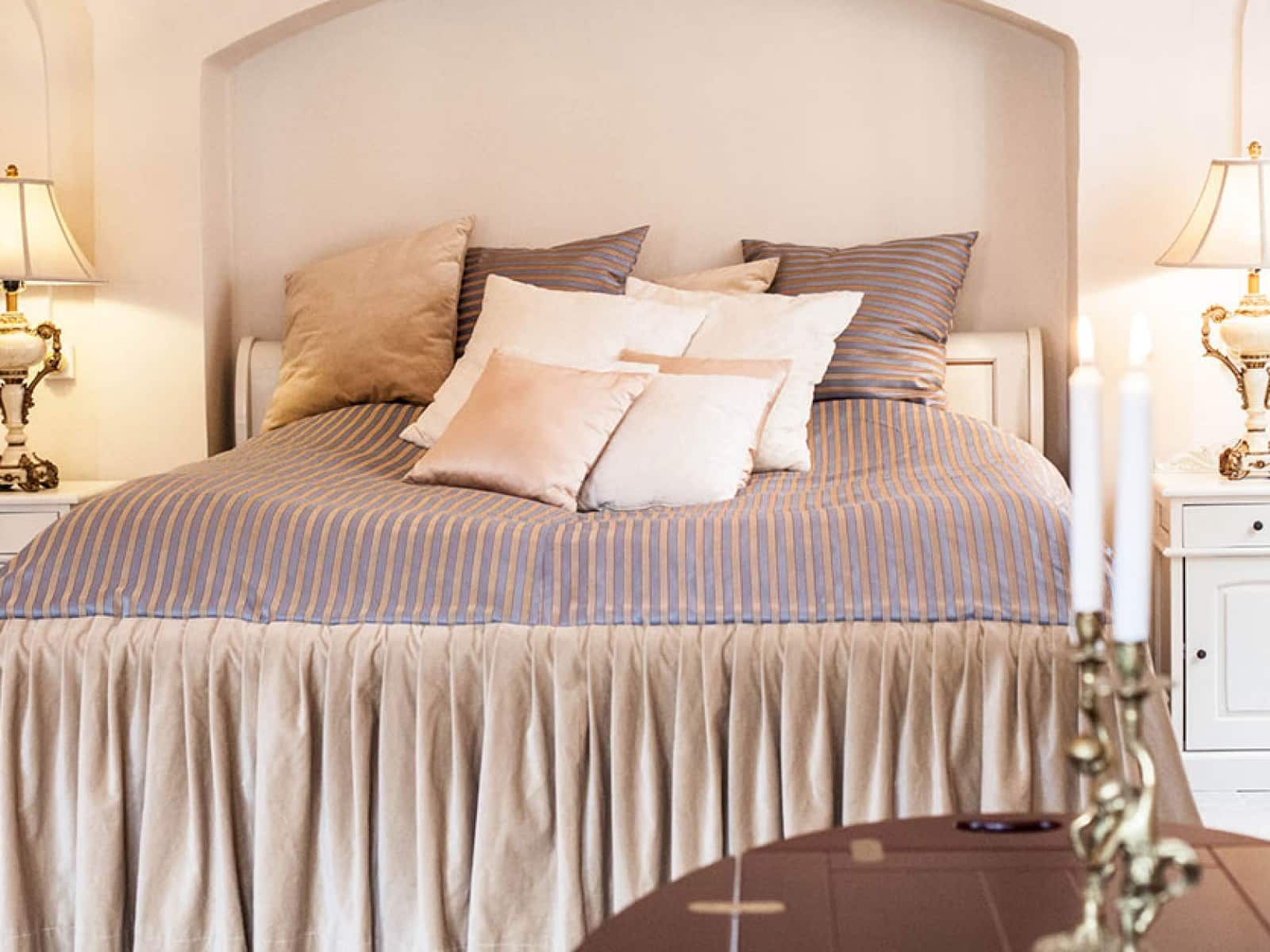 Deluxe-suite m. jacuzzi på Skrøvelev Gods