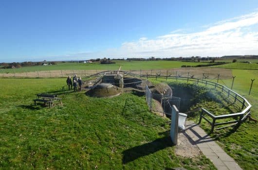 Bunkere og anlæg på Langelandsfortet