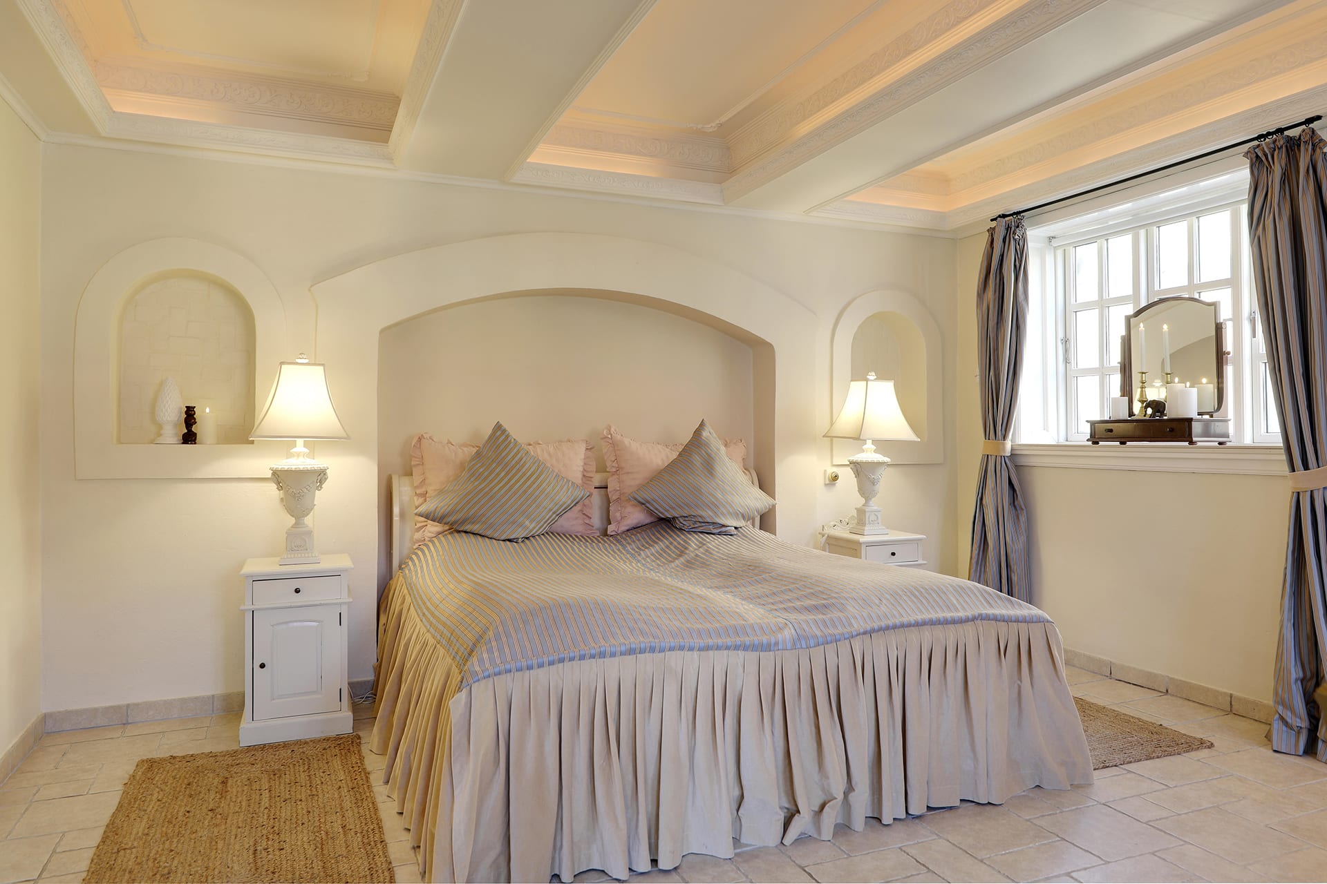 Deluxe Suite mit Whirlpool på Skrøvelev Gods
