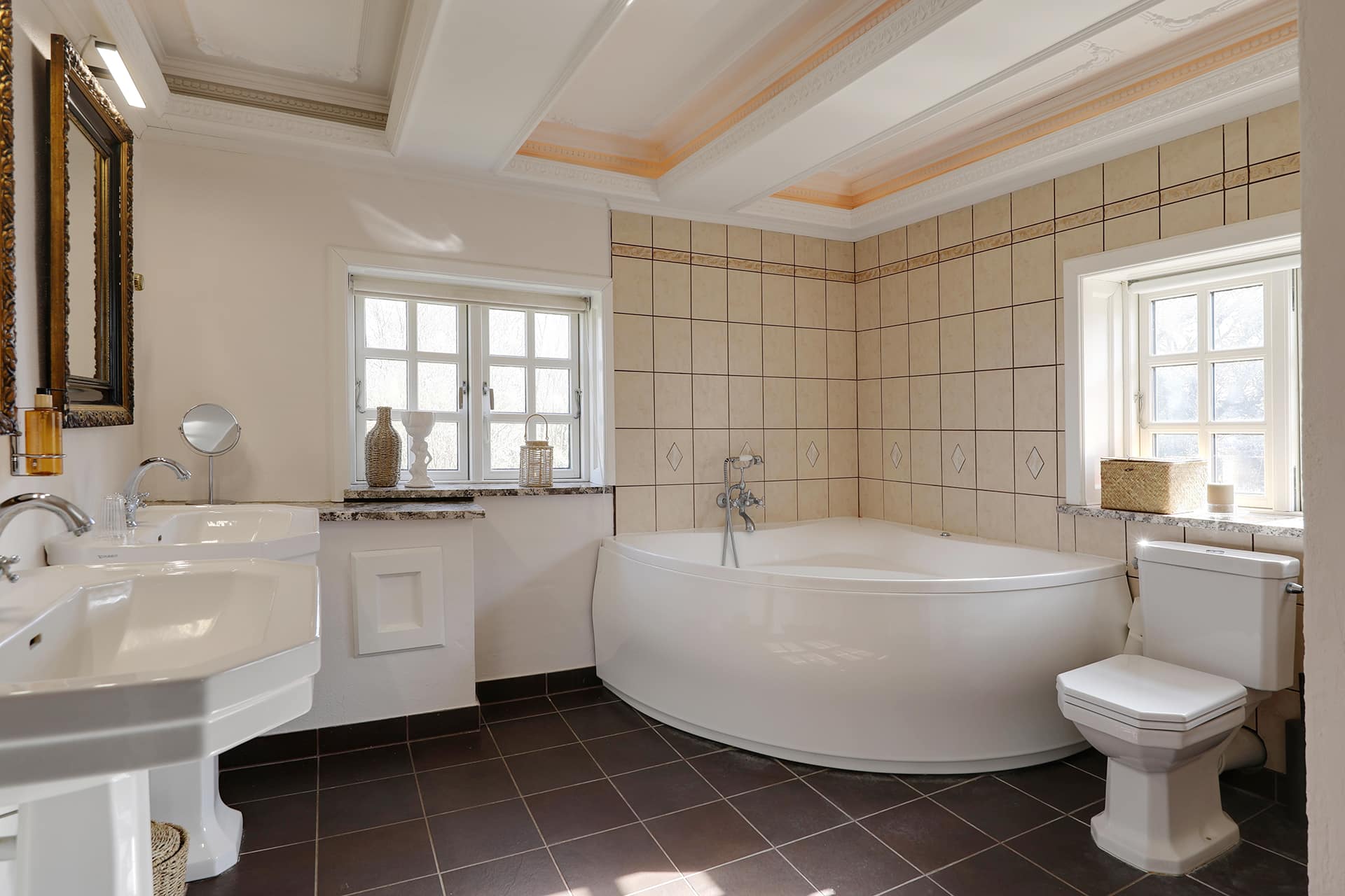 Standard-Suite mit Jacuzzi på Skrøvelev Gods