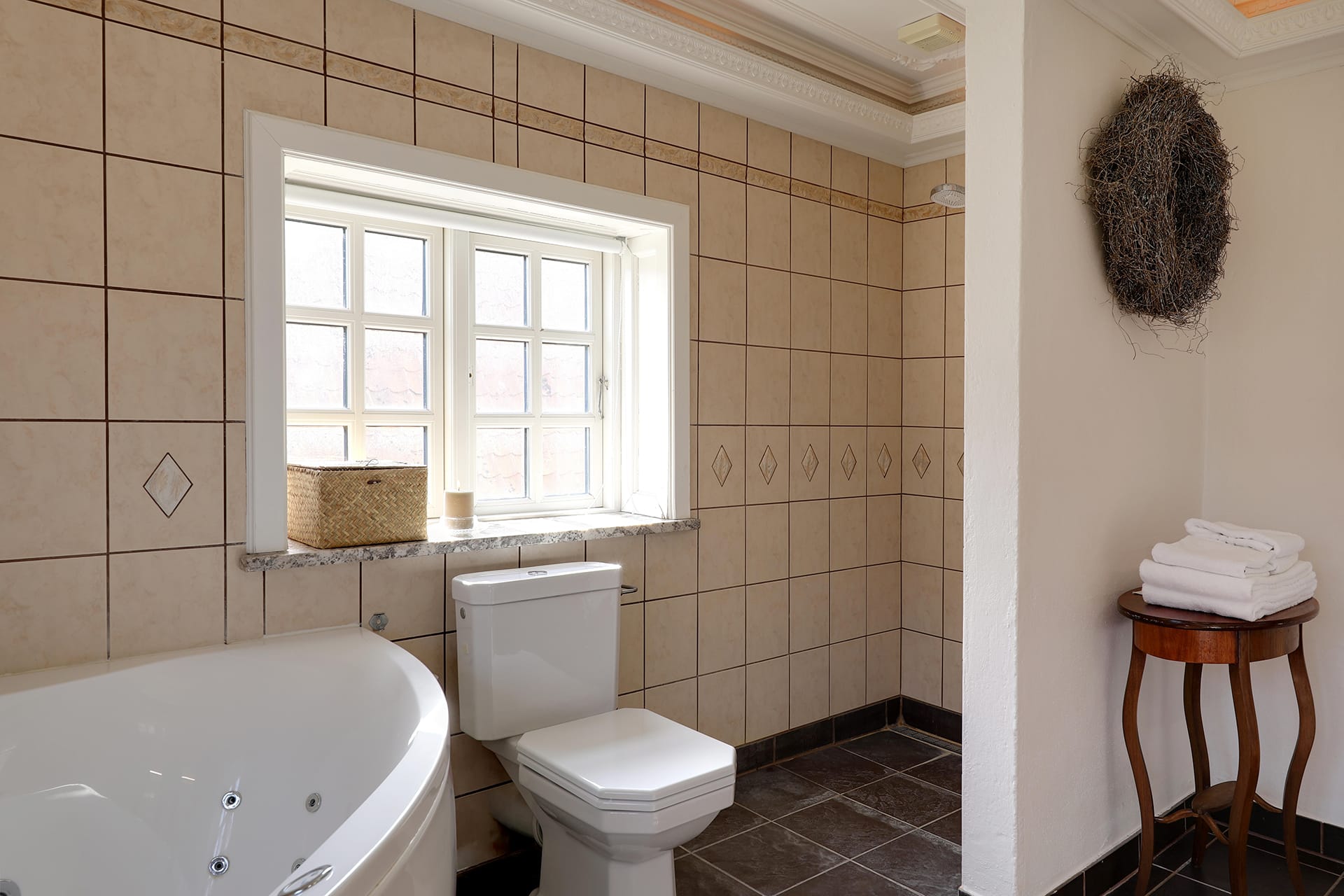Standard-Suite mit Jacuzzi på Skrøvelev Gods